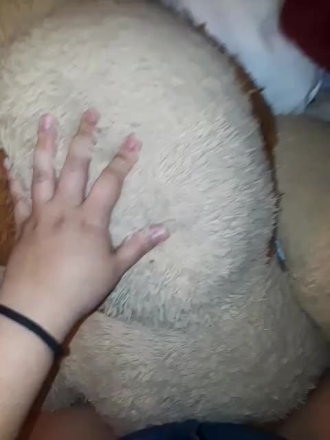 My plushie doggie and I ??