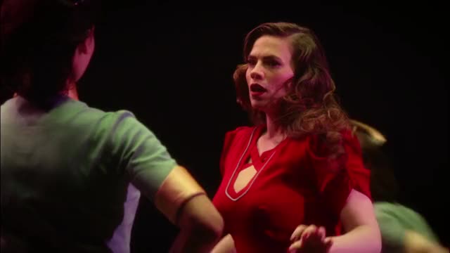 Hayley Atwell - Agent Carter (S2E9, 2016) - musical dream sequence with (bra?) pokies