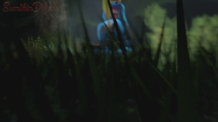Samus Rides Beast Cock [Metroid]