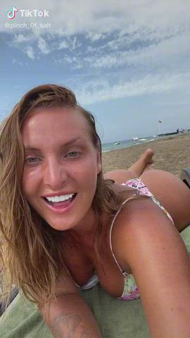 Amateur Beach Big Ass TikTok clip