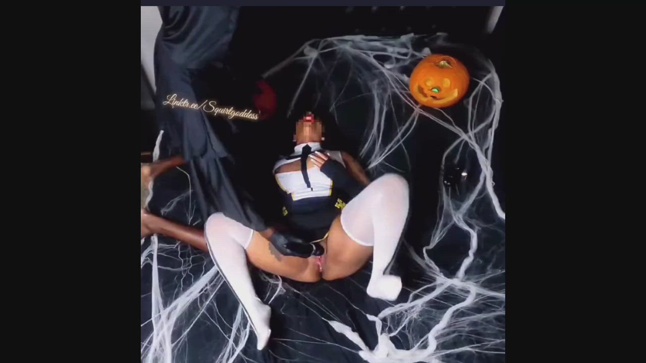 BBW Cosplay Creamy Halloween Squirt Squirting clip