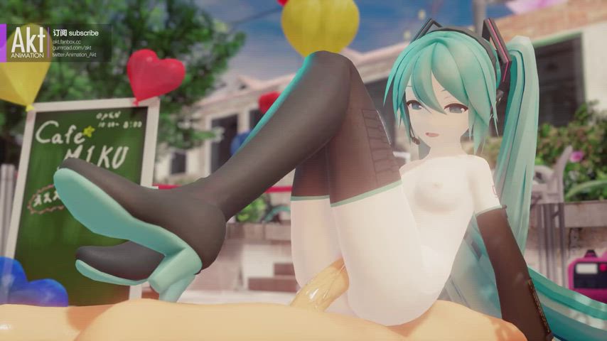 Vocaloid Hatsune Miku For Your Birthday Present &lt;3 3D Hentai