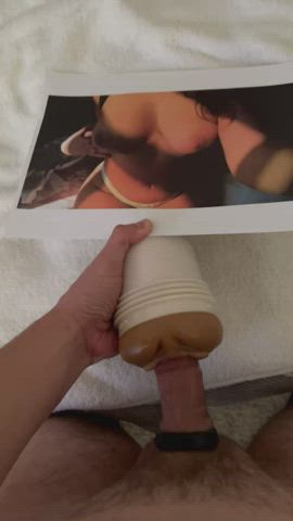 cumshot fleshlight tribute clip