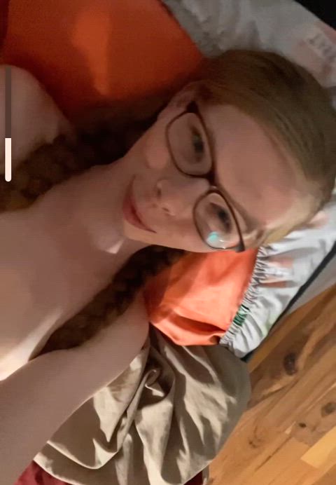 cute glasses pigtails small tits girls-with-glasses onlyfans-creators tiny-tits clip