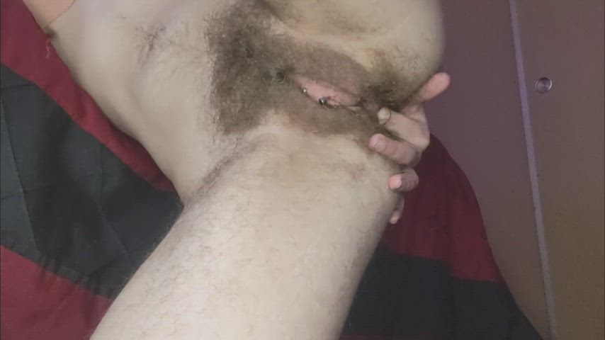 fingering hairy masturbating clip