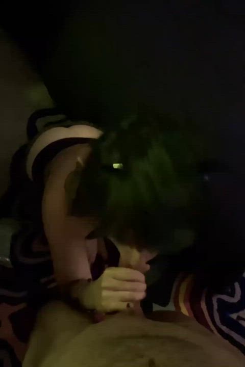 ahegao blowjob cosplay deepthroat elf jerk off onlyfans role play clip