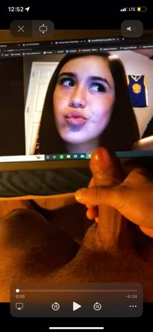 cumshot facial tribute clip
