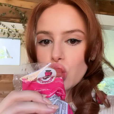 sucking madelaine petsch redhead sfw clip