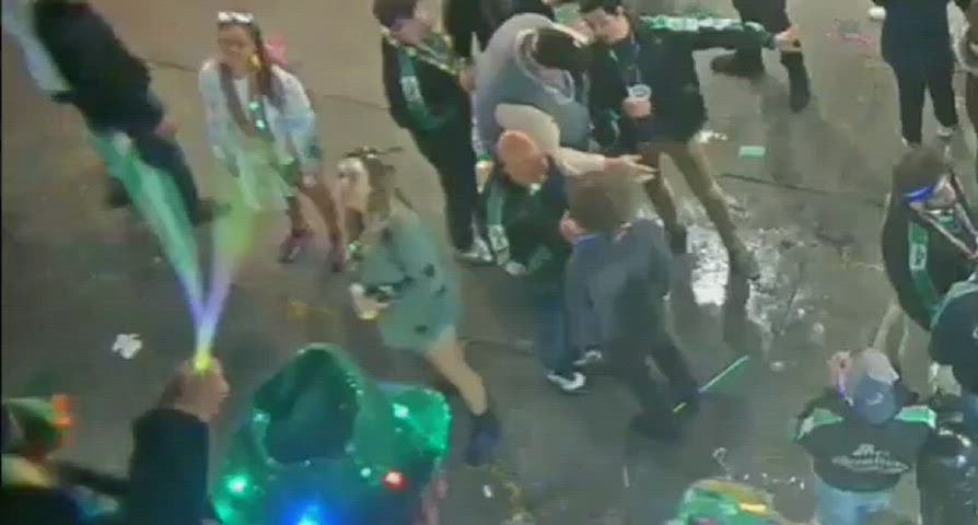 woman flashing for beads at mardi gras 2022