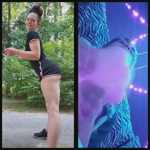 Ass Cumshot Jiggling MILF Trans Woman Twerking clip