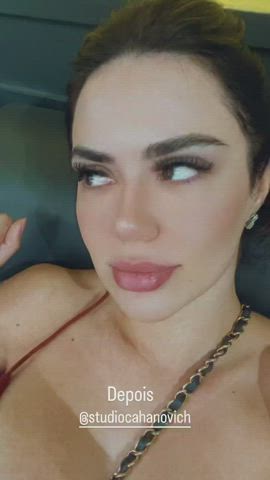 Boobs Brazilian Brown Eyes Brunette Facial Goddess Labia Tease clip