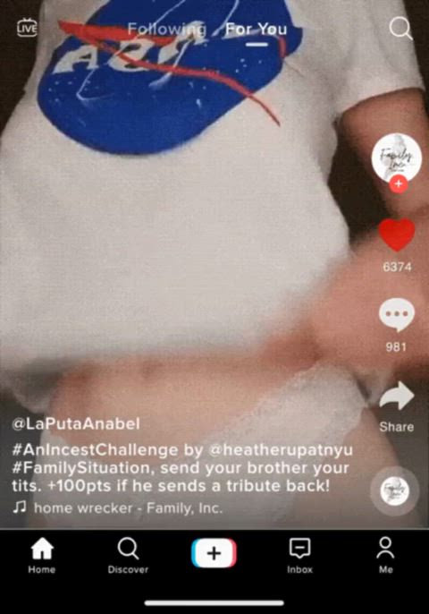 big tits brother sister tiktok clip