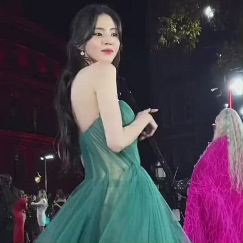 Han So Hee See-Through Dress