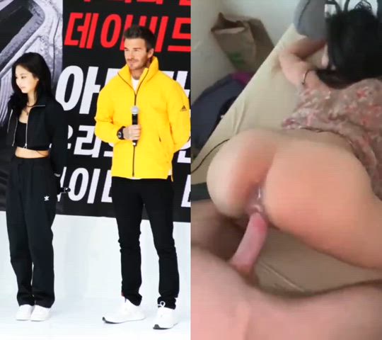 Jennie surely got fucked by David Beckham after this event 