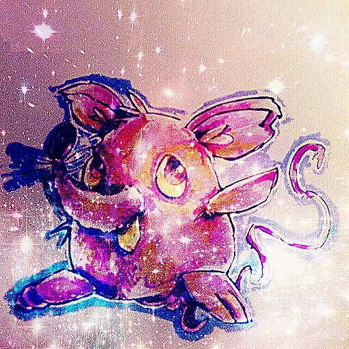 Glittery mouse