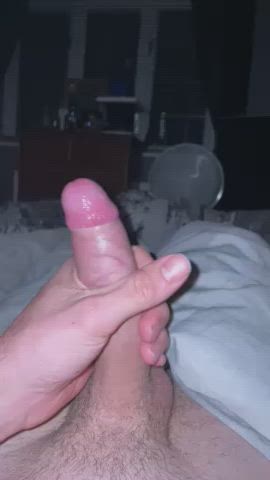 Stroking my big dick 😅