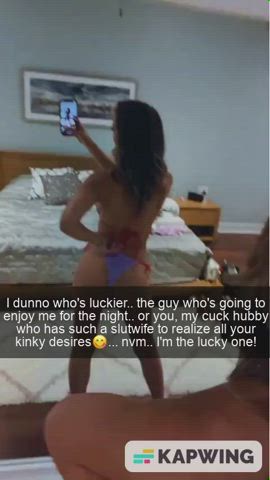 She's the lucky one to have a cuck hubby who supports her in enjoying sex with other