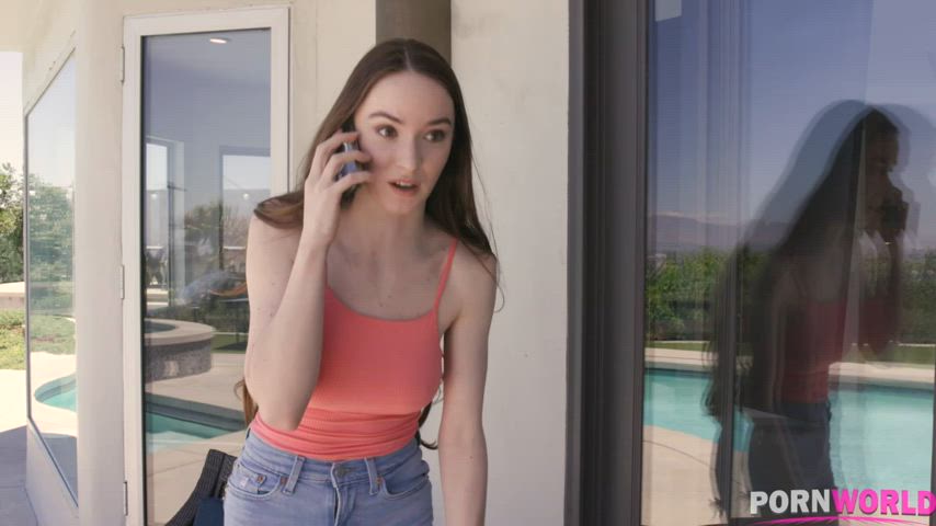 Porn World - Innocent Teen Hazel Moore Takes Anal Pounding To Repay Car Damage Debt