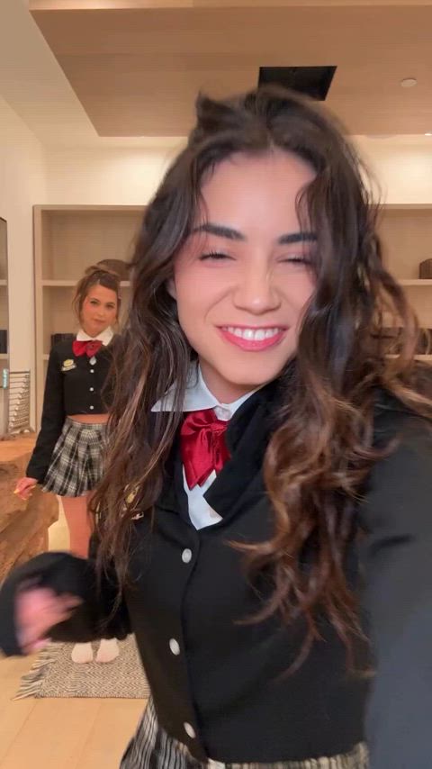 riley reid schoolgirl tiktok uniform clip