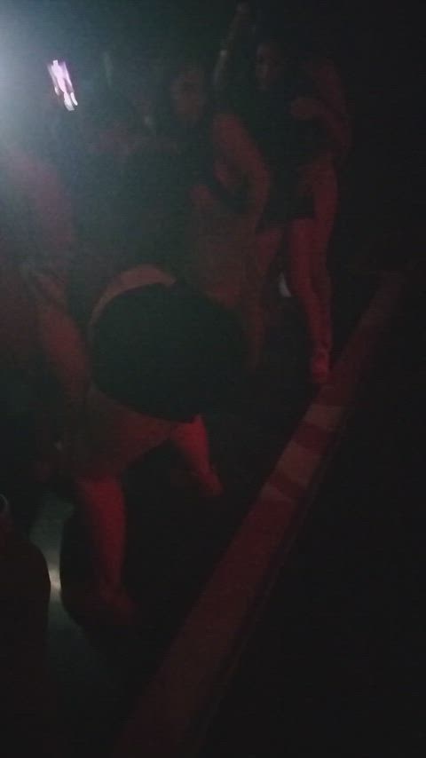 ass contest latina nightclub shorts thick twerking clip