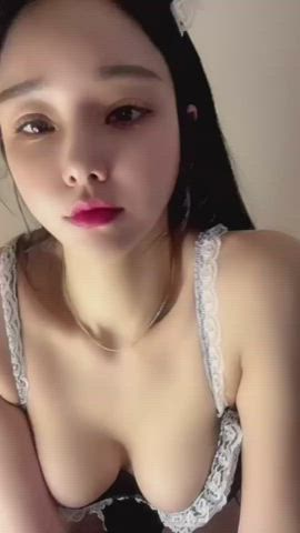 asian babe chinese cute korean model tits clip