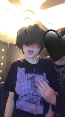 girls goth tits clip