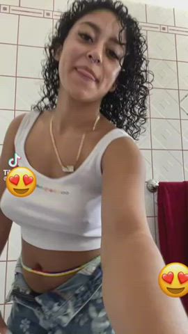 18 Years Old Latina TikTok clip