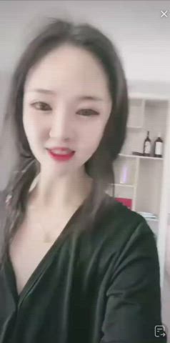 asian nipslip small tits clip