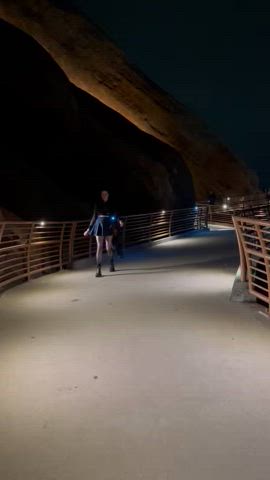 Flashing my date at Red Rocks before we went back to his place 