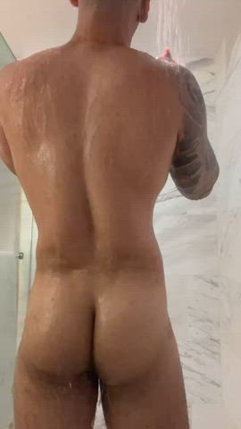 big dick jerk off masturbating shower clip