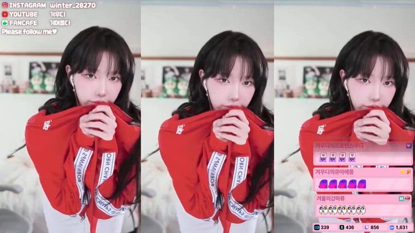 asian cute korean clip