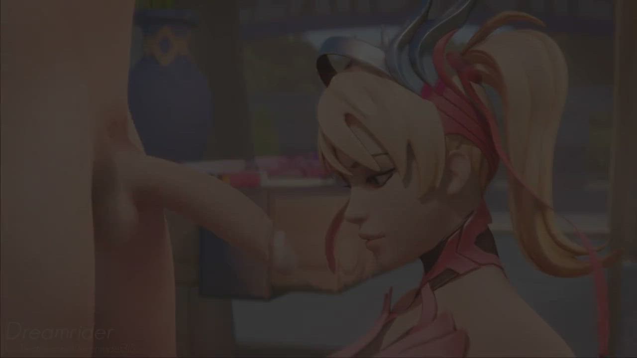 Pink Mercy Handjob and Blowjob (Sound Update) (Dreamrider) [Overwatch]