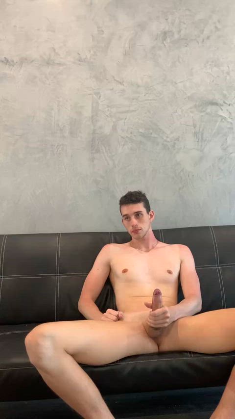 Sit on my cock and take it like a man 