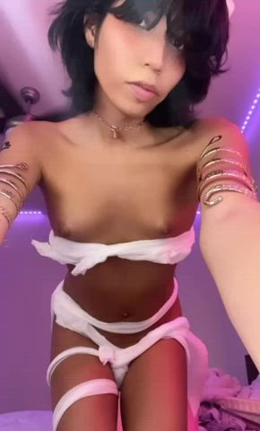 boobs cosplay cute dancing mtf small tits trans clip