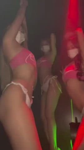 asian dancing korean nightclub party twerking clip