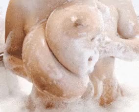 soapy creamy big tits