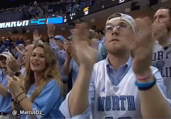 North Carolina fan reaction NCAA Tournament.
