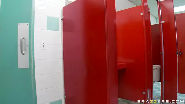Today's lesson: if you must have sex in a public bathroom, make sure there's not
