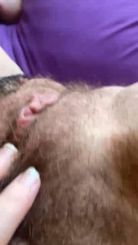 hairy pussy hairy clit rubbing clit big clit clip