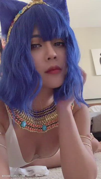 Asian Boobs Cosplay clip