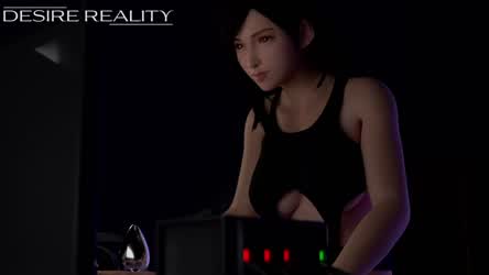 Tifa Lockhart filming Aerith (Desire Reality) [Final Fantasy 7]