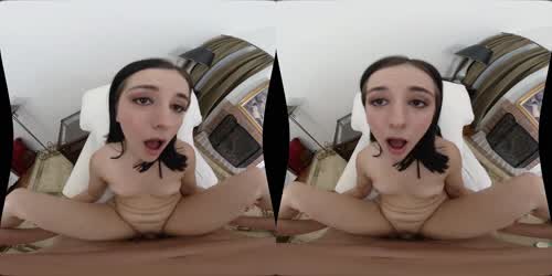 Brunette Missionary Small Tits VR clip