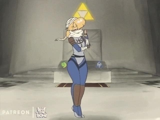 2953734 - BlueTheBone Legend of Zelda Ocarina of Time Princess Zelda Sheik animated