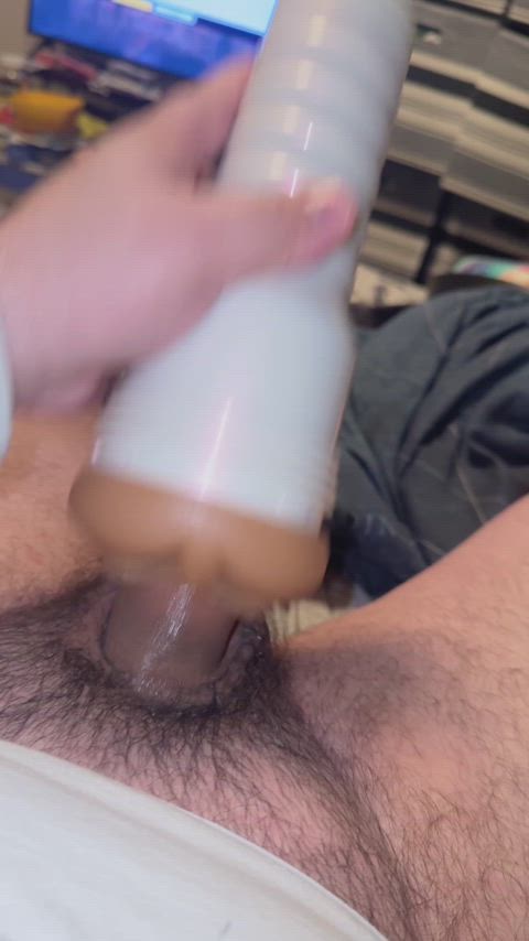 cock cum cumshot fleshlight jerk off male masturbation masturbating clip