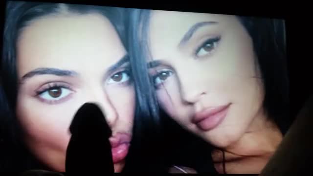 Kylie & kendall jenner cum tribute