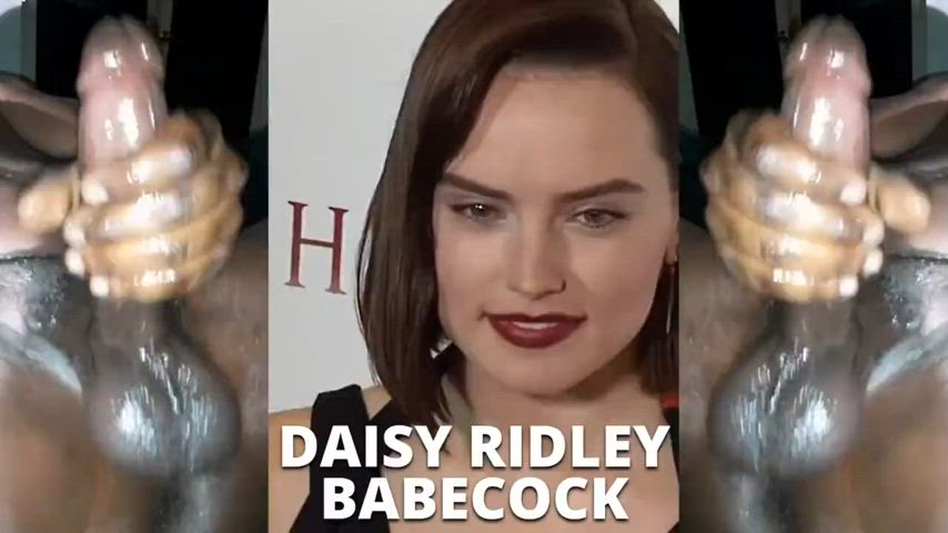 celebrity daisy ridley face fuck tribute clip