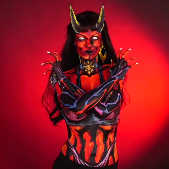 Purgatori I painted Live on ? https://www.twitch.tv/kaypikefashion ? Join me on Halloween