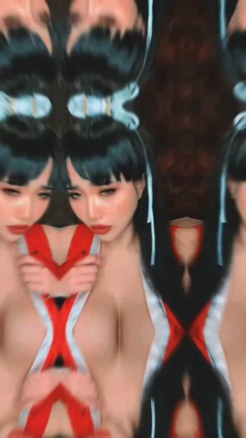 asian big tits cosplay cute korean clip
