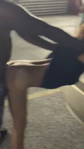 bareback doggystyle dontslutshame interracial outdoor sex clip