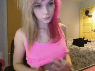 Pink Hair & Pierced
